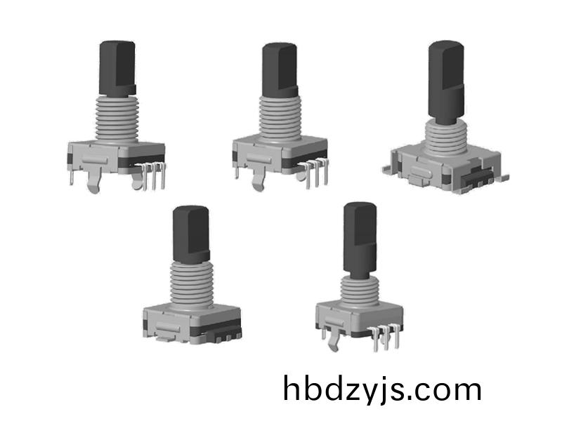 EC11 Metal Shaft Encoder with Threaded Bushing