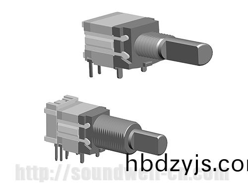 RS1002 Metal Shaft Rotary Pulses Switch