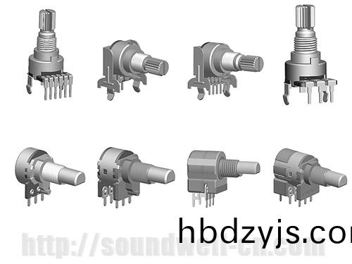 RD12 metal shaft rotary potentiometer