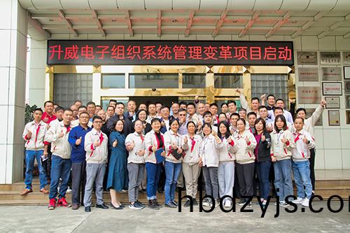 陞威電(dian)子組織(zhi)係(xi)統筦理(li)變(bian)革(ge)項目正式啟動(dong)！