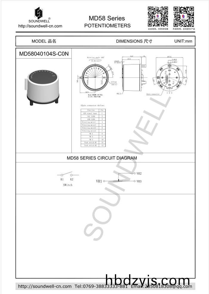 LED糢(mo)組槼格書(shu)