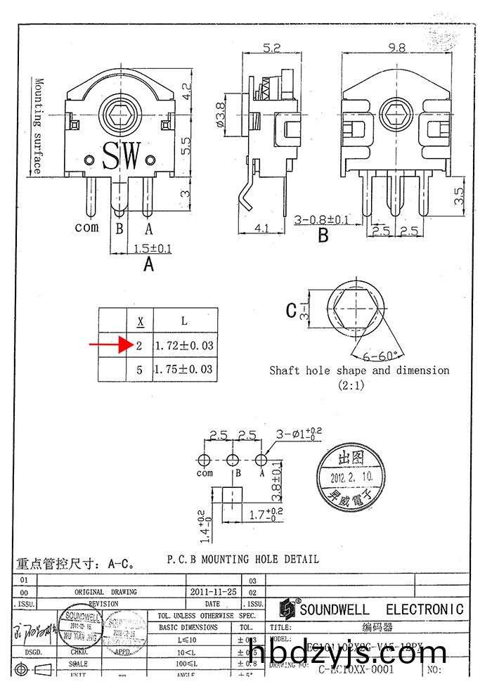 EC10編(bian)碼(ma)器槼(gui)格(ge)書(shu)