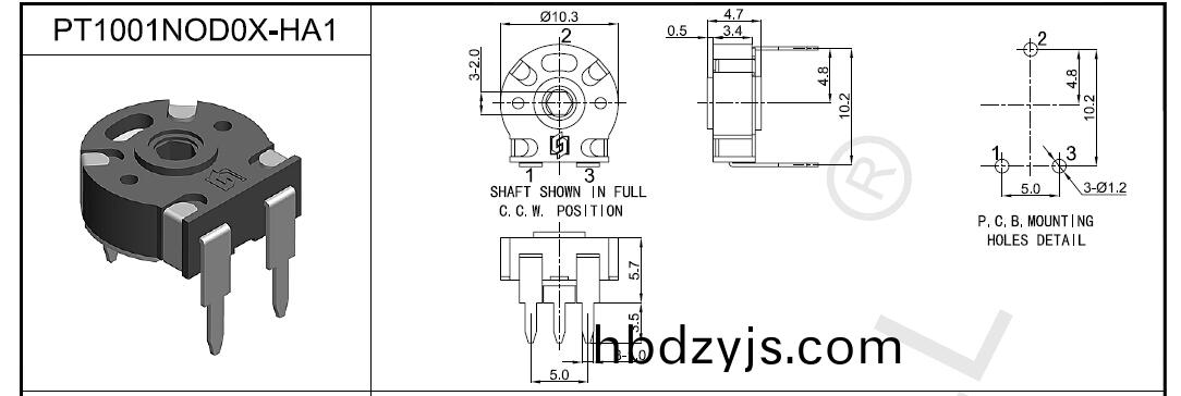 PT10西班(ban)牙(ya)電位(wei)器(qi)