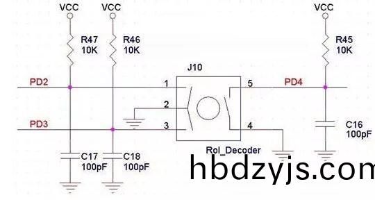 鏇轉編碼(ma)器(qi)應(ying)用電路(lu)